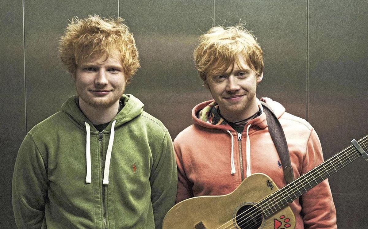 Rupert Grint y Ed Sheeran: Así ha sido su amistad (Foto: Instagram)