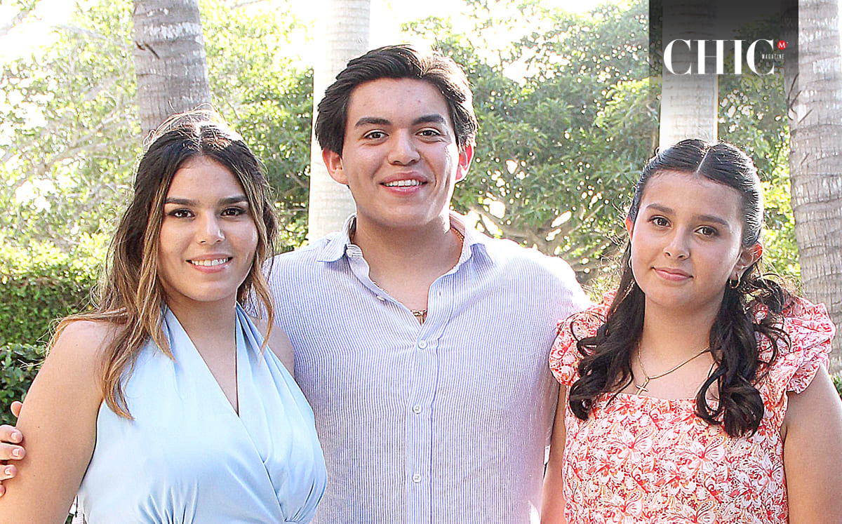 Ana Laura Romo, Lino Romo y Ana Fernanda Romo
