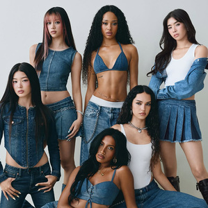 La nueva campaña “Better in Denim” de Katseye, deja atrás la sombra de Sydney Sweeney (Instagram)