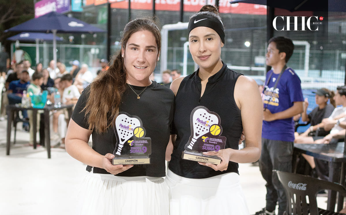 Ale García y Maleni Ong  disfrutaron del torneo