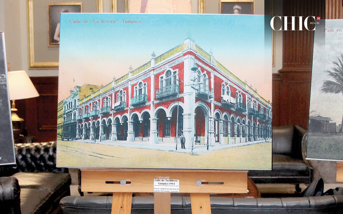 Algunas imágenes son fotografías pintadas a mano, una técnica común en la antigüedad