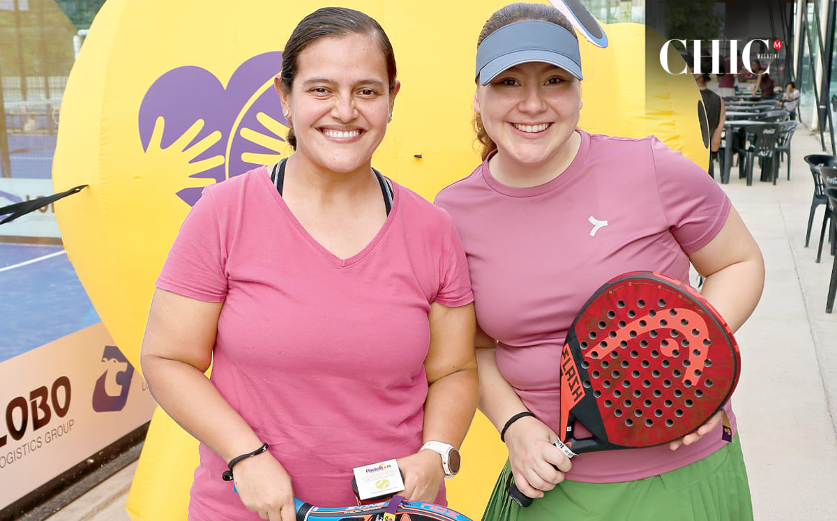 Perla Pérez y María Dávalos  disfrutaron del torneo