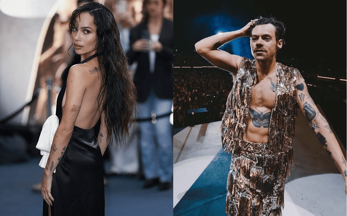 Zoë Kravitz y Harry Styles sorprenden a sus fans al ser vistos juntos en Roma (Foto: IG)