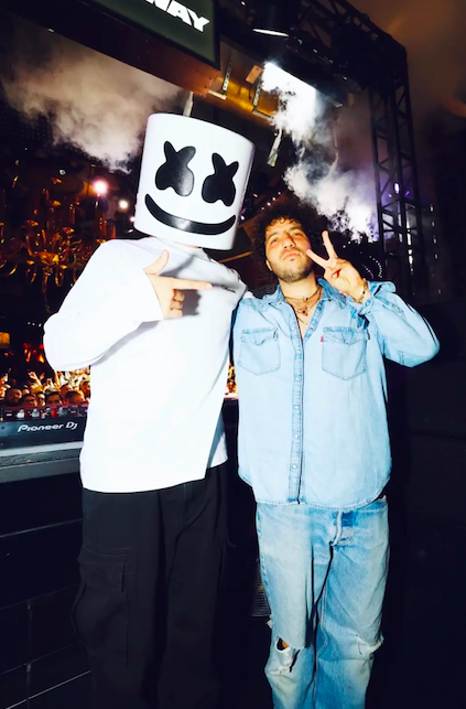 Benny Blanco en su fiesta de despedida de soltero (Instagram)