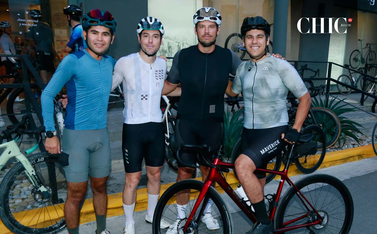 Alejandro Ramírez, Hugo Zavala, Juan Pablo Flores y Marcelo Acuña