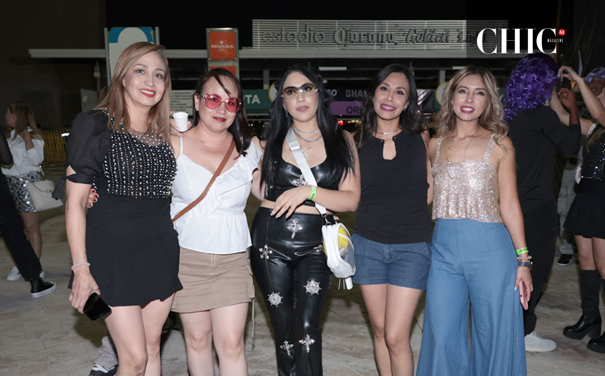 Alma Rodríguez, Lety Rodríguez, Karina Martínez, Alejandra Dueñez y Andrea Zapico