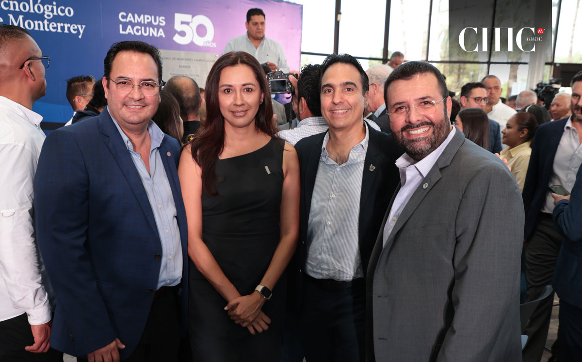 Eduardo Bartheneuf, Talía Romero, Carlos Braña y Arturo Ortiz
