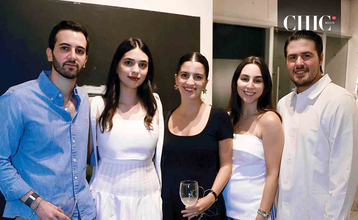 Nasri Andonie, Mariana Garza, Ana Paula Garza, Lucila Maldonado y Sebastián Fernández  / Fotos: Omar Valdez