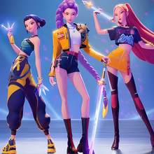 ¿Veremos “KPop Demon Hunters” en cines de México? (Foto. Netflix)