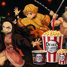 Coleccionables de "Demon Slayer: Castillo Infinito" en Cinépolis y Cinemex (Foto: Sora)