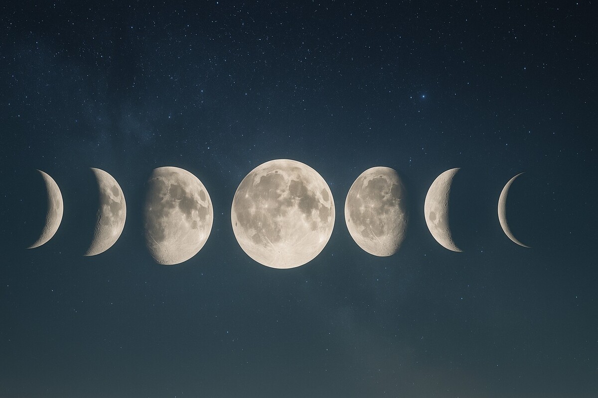 Calendario lunar de septiembre 2025 en México (Foto: Sora)