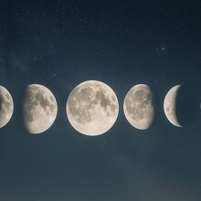 Calendario lunar de septiembre 2025 en México (Foto: Sora)