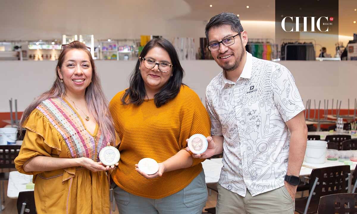 Adriana Sosa, Diana Muñoz y Vidal Olvera