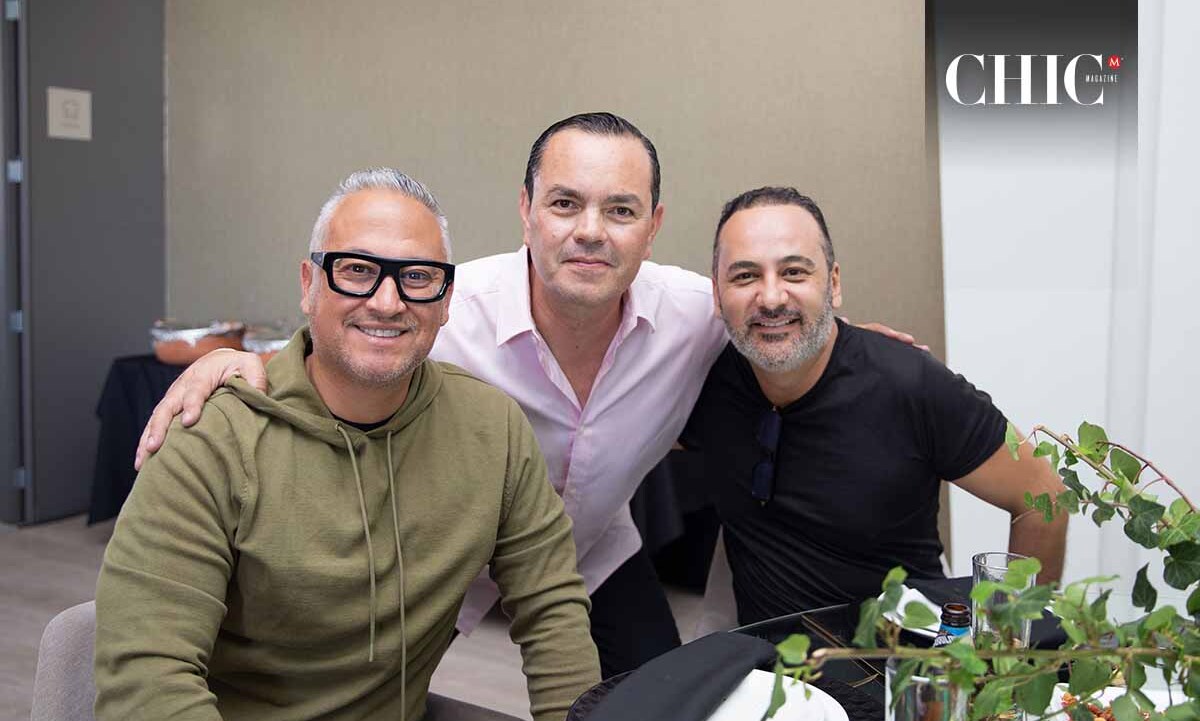 Román Román, Marcos Domínguez y Lisandro Galante