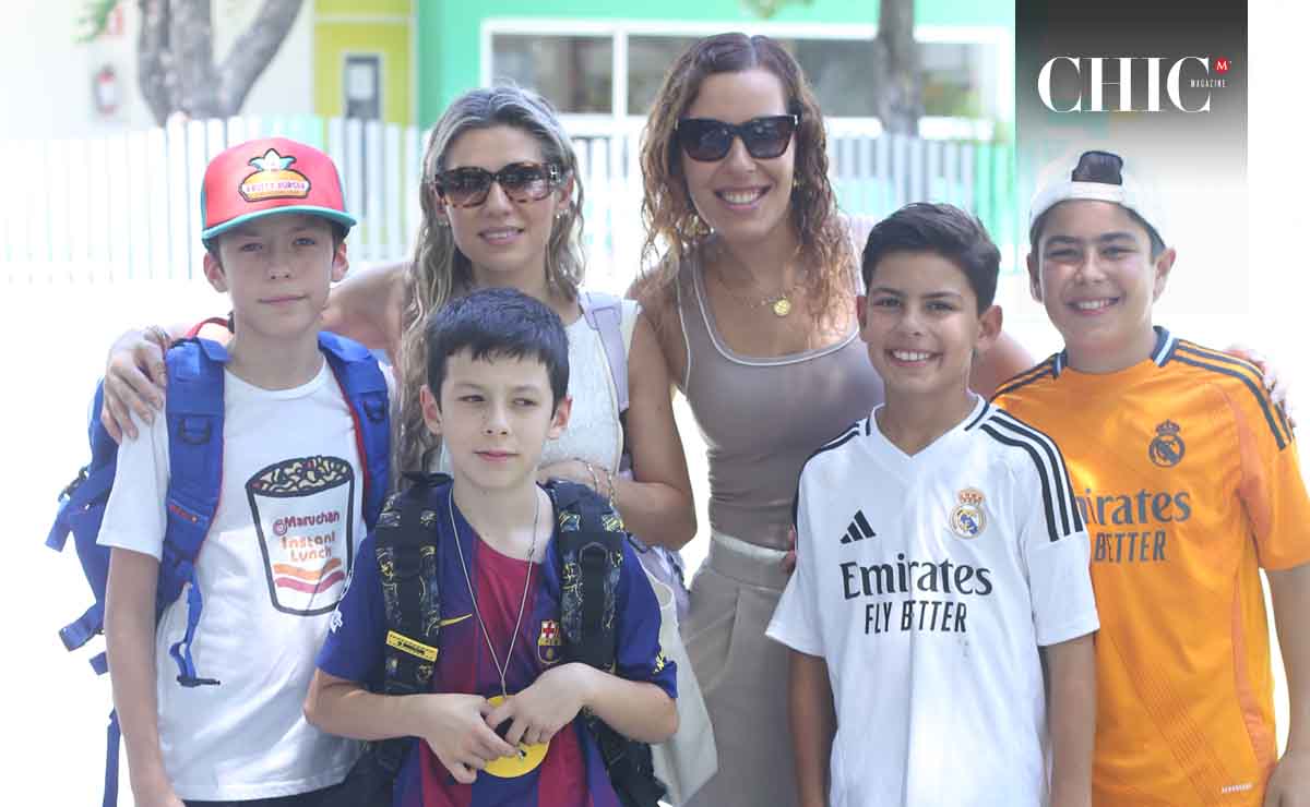 Leonardo Martínez, Romeo Martínez, Mara Martínez, Sandra Villarreal, Rodrigo Sada y Emiliano Sada / Fotos: Roberto Alvarado