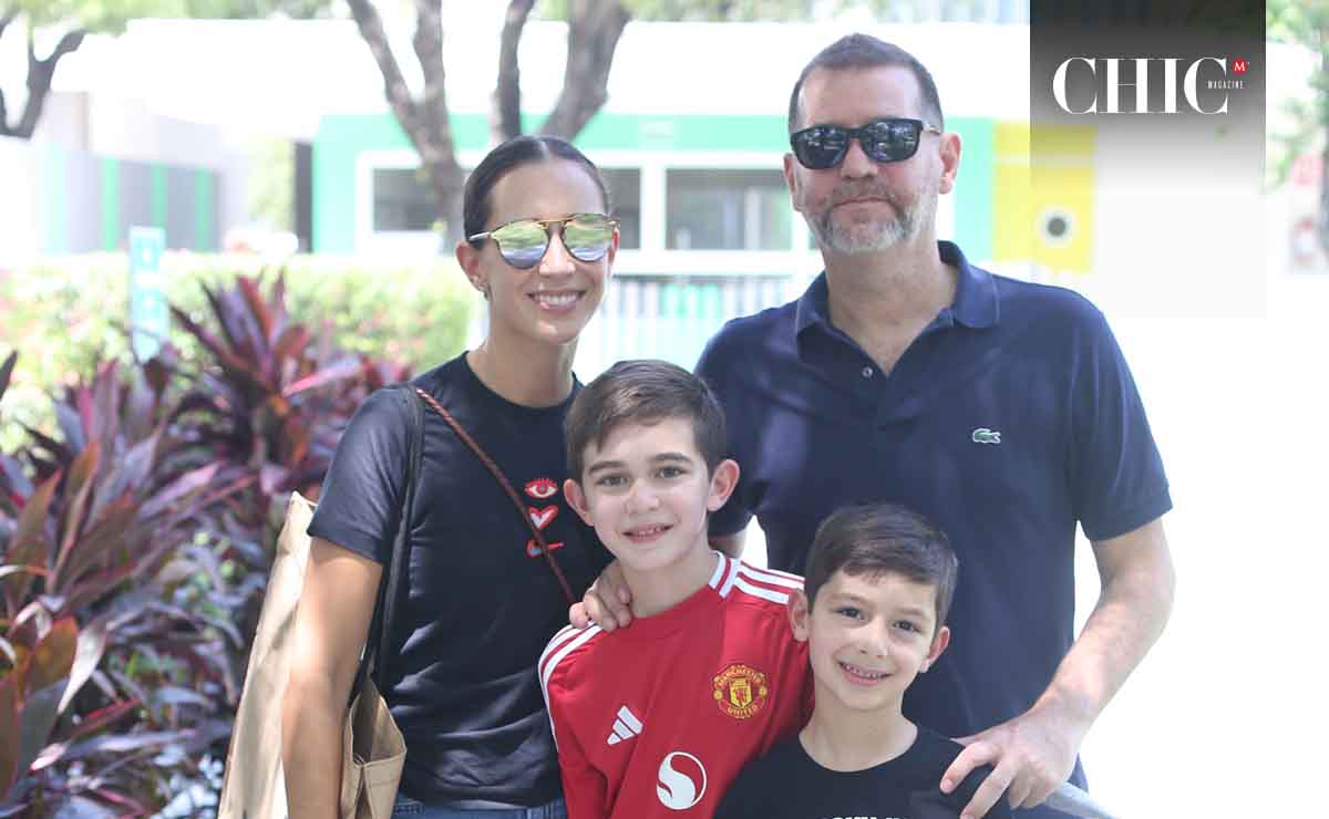 Stephanie Schiemann de Santos, Federico Santos, Alejandro Santos y Federico Santos / Fotos: Roberto Alvarado