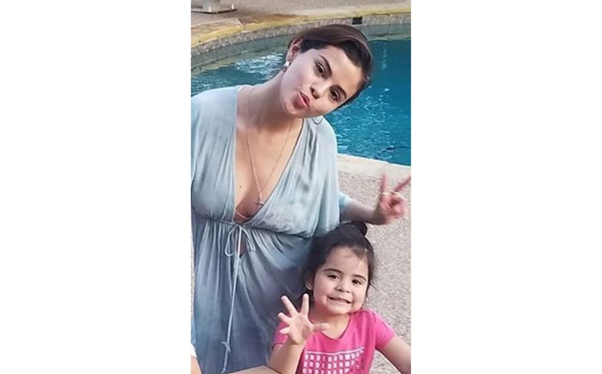 Selena Gomez con su media hermana (Instagram)
