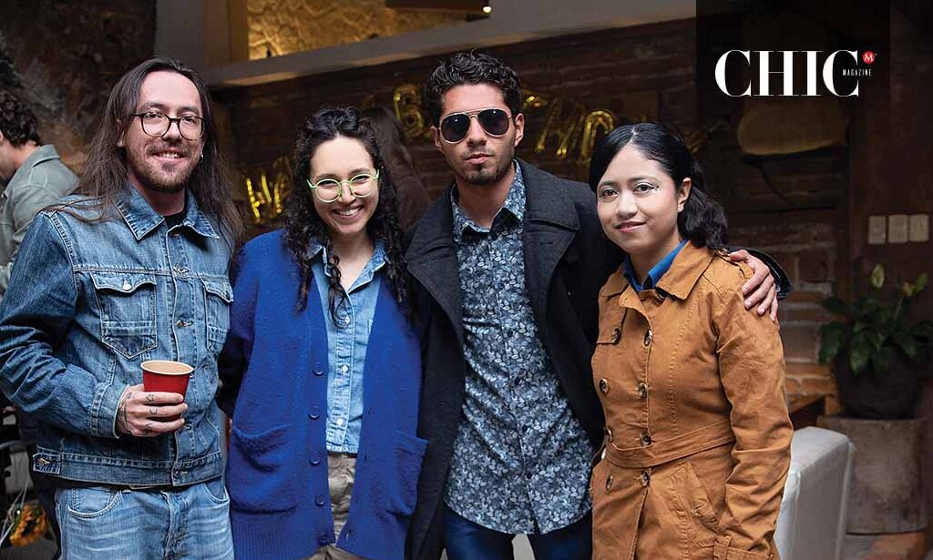 Jan Swiecichowski, Estefany González, Moisés González e Iris Maceda