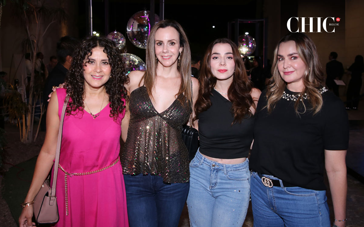Claudia Alonso, Edna Humphrey, Andrea Salmón y Berenice Torres
