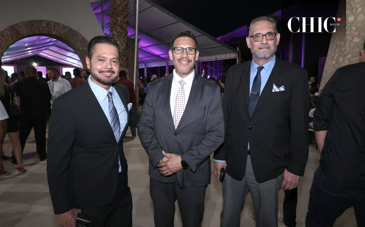 Dionel Sena, Eduardo Serrano y Eduardo Ortega