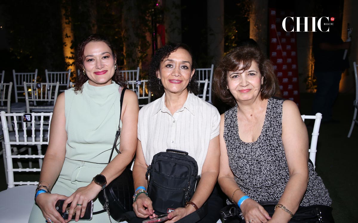 Grisel Campos, Claudia Galván y Lula Salcido
