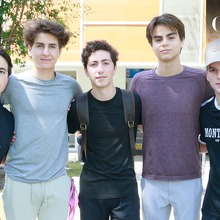 Marcelo Valle, Nicolás Fernández, Gabriel Lorenzen, Gonzalo Muñoz y Gonzalo Huerta