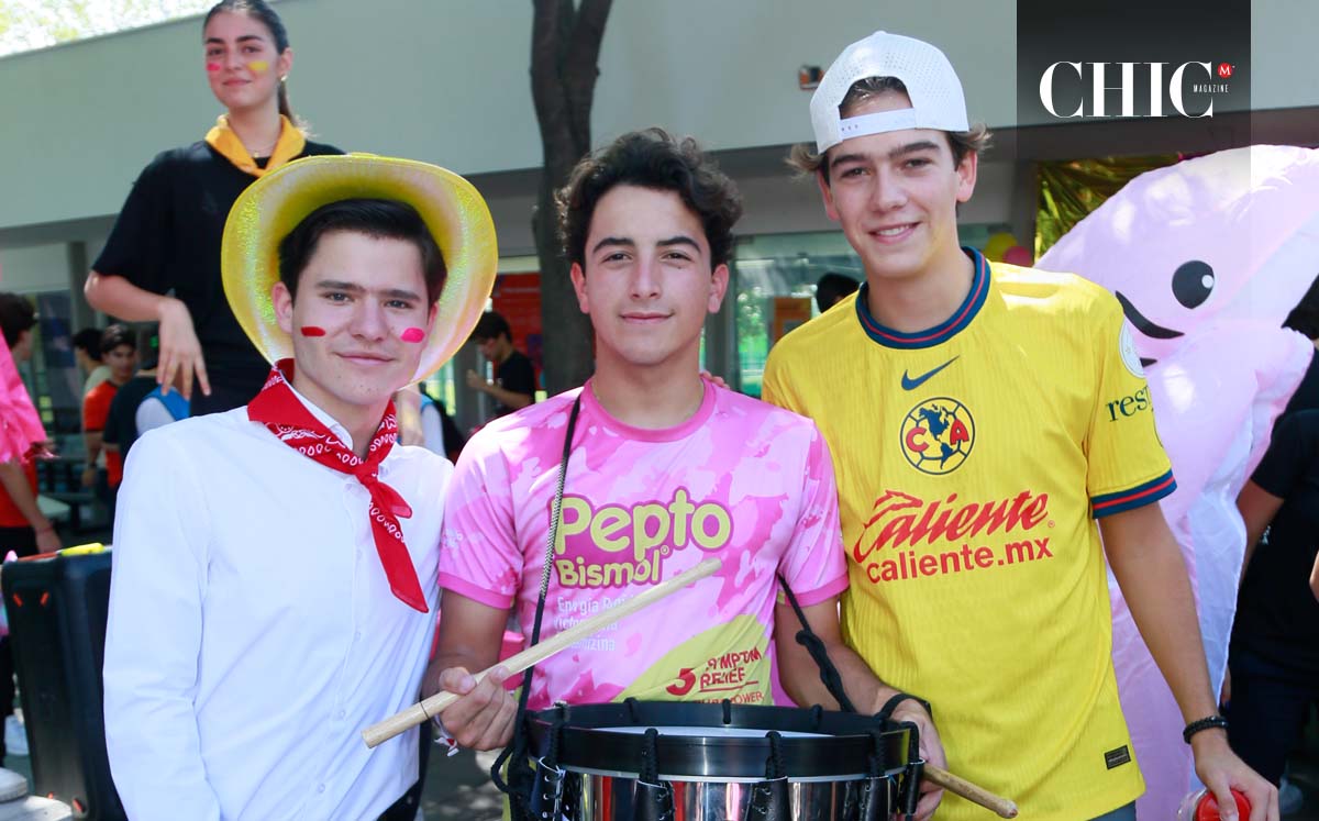 Rafa Macías, Gabriel Carrillo y Mateo Zavala
