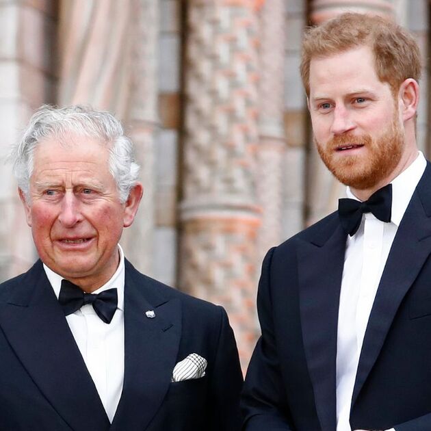 Así fue el reencuentro del Rey Carlos y el Príncipe Harry (Foto: Getty)