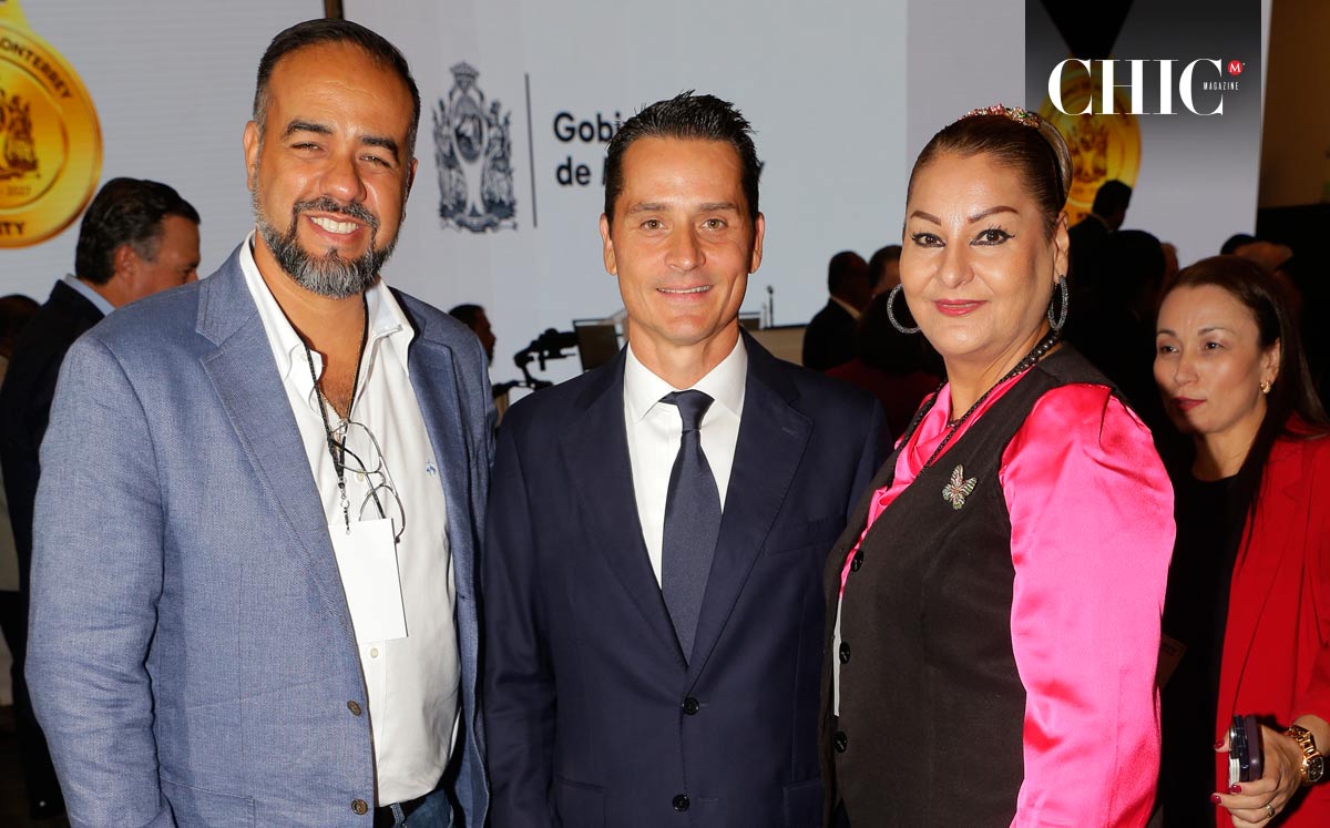 Aldo Castellanos, Fernando Margáin Sada y Lizette Leal
