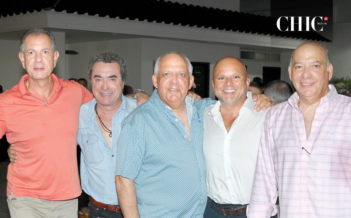 Jorge Andonie, Antonio Maron, José Manzur, Fernando Manzur y Alfredo Manzur
