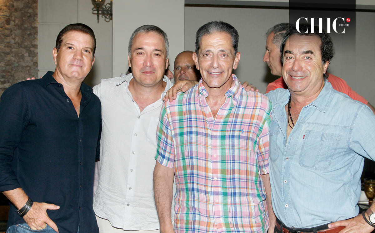 Jorge Manzur, Eduardo Lacavex, Charín Abdo y Antonio Maron