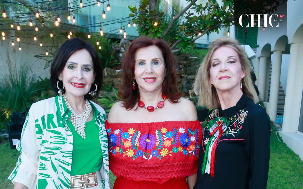 Margarita González de Berchelmann, Martha Rangel y Mina Villarreal de Gustafson