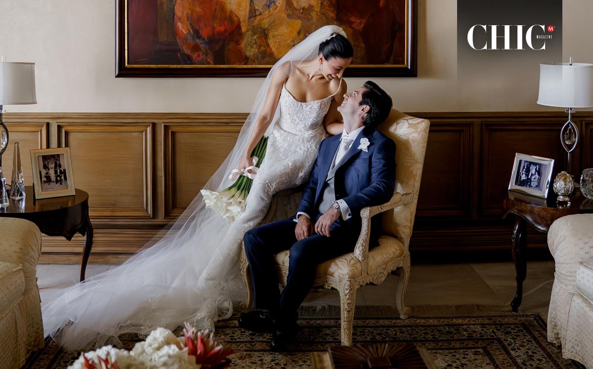 Mariana Kalifa y Salvador Luna. Fotos: Meraki Weddings /  Daniel Saldívar