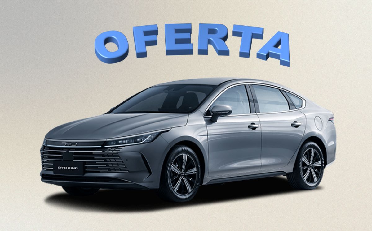 El BYD King, sedán híbrido enchufable con 100% modo eléctrico, llega con bono de descuento (BYD)