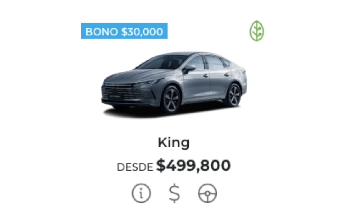 BYD remata King híbrido a este precio (BYD)