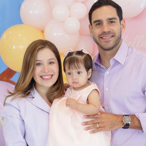 Cristy Noyola, Isabella Torres y Carlos Torres