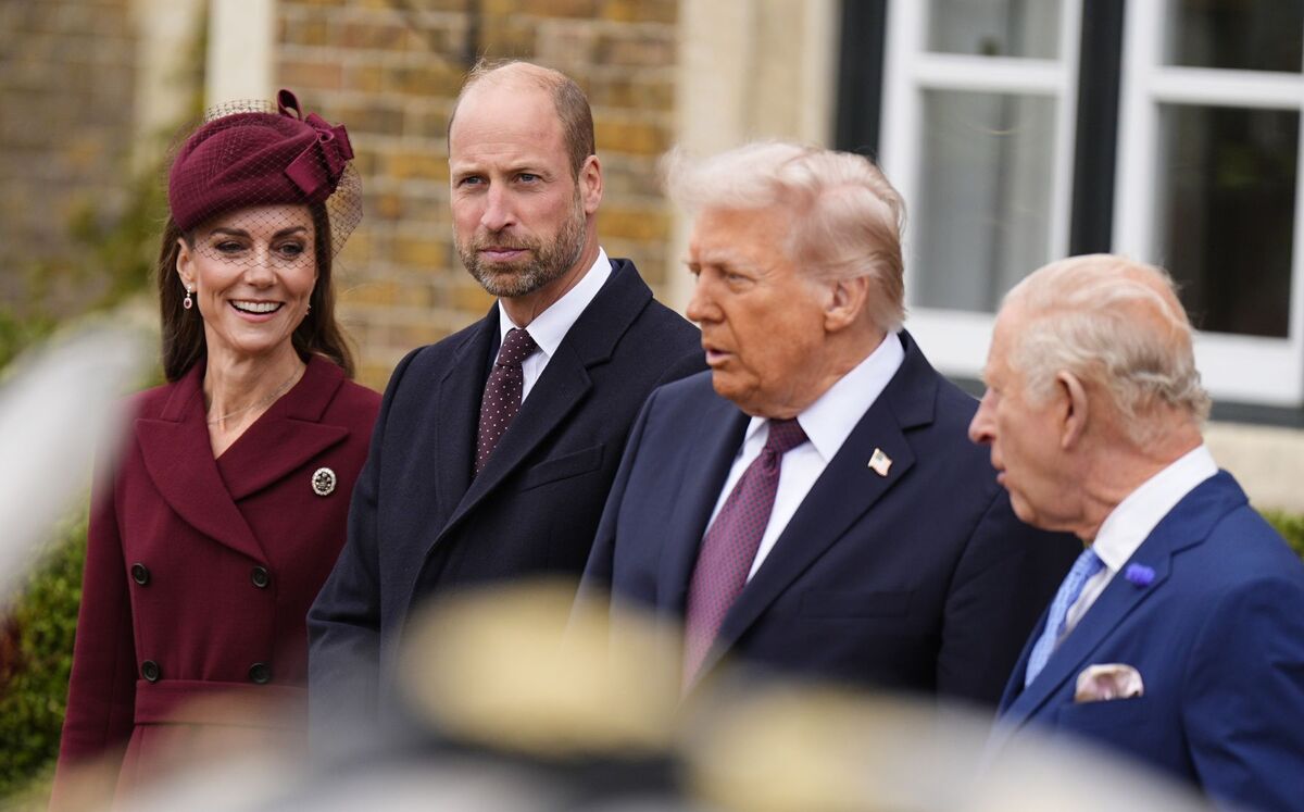 Donald Trump incomoda a Kate Middleton en su visita al Reino Unido (Foto: Getty)
