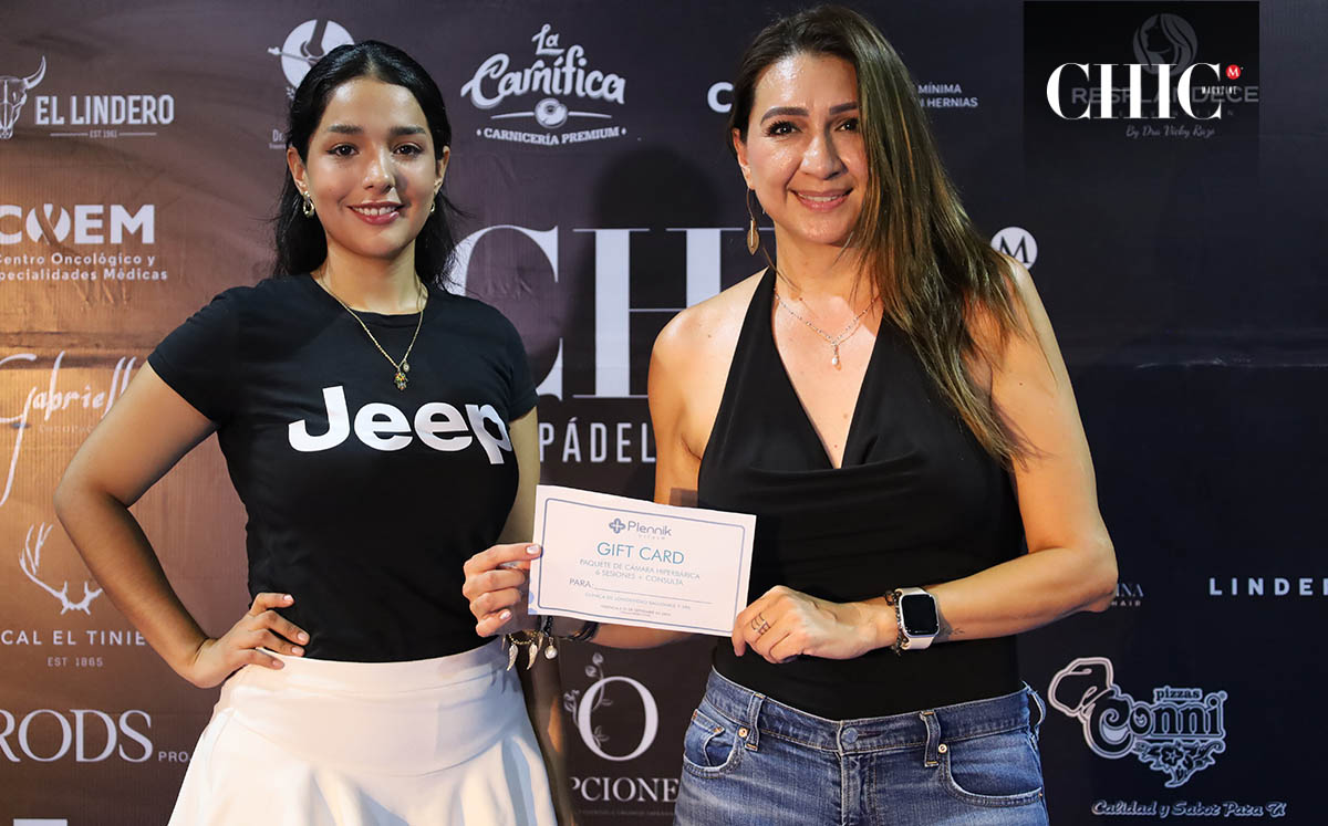 Ganadora de giftcard de  Plennik: camara hiperbarica 6 sesiones + consulta