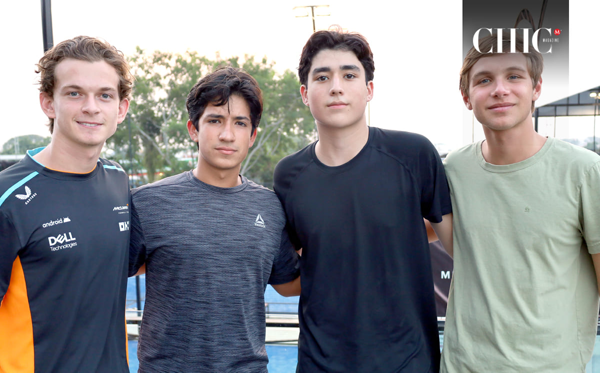 Matías Fernández, Jorge Aguirre, Emiliano García y Gonzalo Ramos