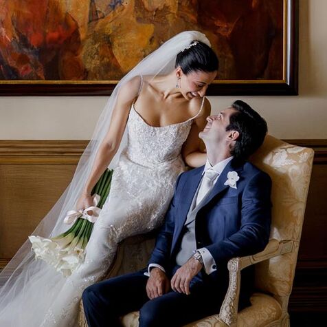 Mariana Kalifa y Salvador Luna. Fotos: Meraki Weddings /  Daniel Saldívar