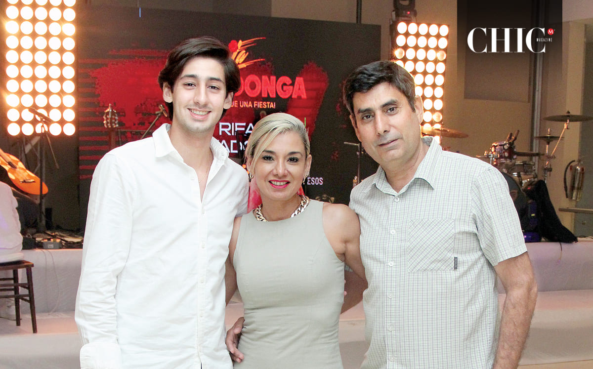 Anuar Guaraney, Yamile Santamaria y Omar Guaraney