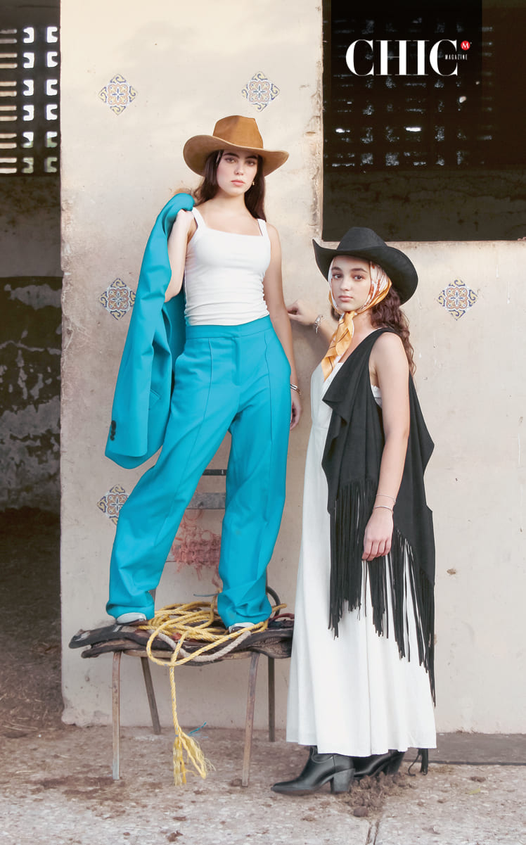 Alexia y Valeria Guillemet representan la fuerza femenina y la tradición en la escaramuza mexicana. (José Chang)