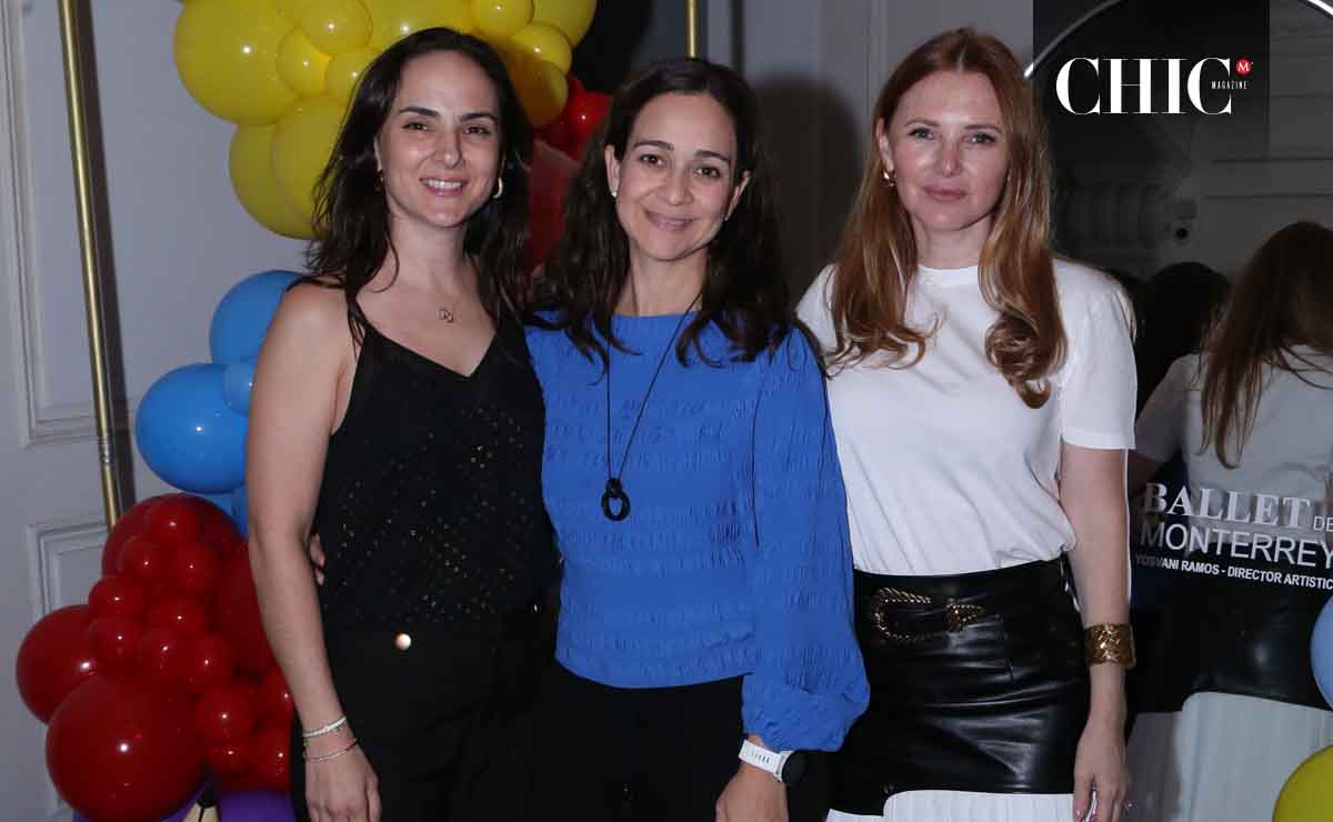 Bibis Gutiérrez, Valeria Guerra y Brenda Reed de Gutiérrez. Fotos: Roberto Alvarado