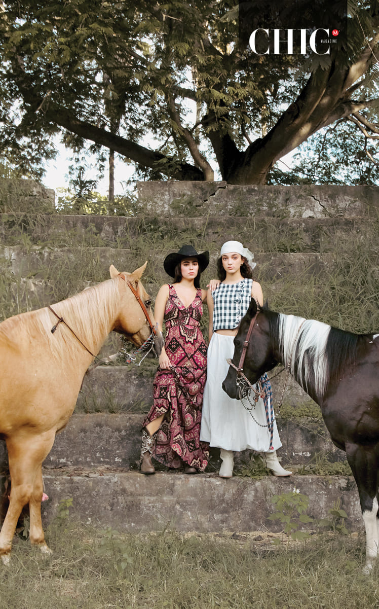 Sus caballos, Muñeca y Nike, tienen personalidades tan únicas como sus jinetes. (José Chang)