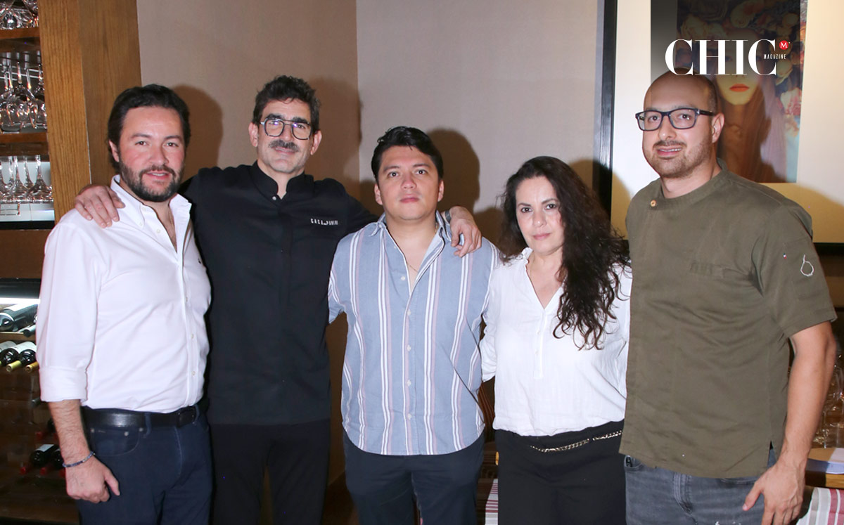 Lalo Nieto, Carlos Finck, Alan Peña, María Parra y Ricardo Rodríguez