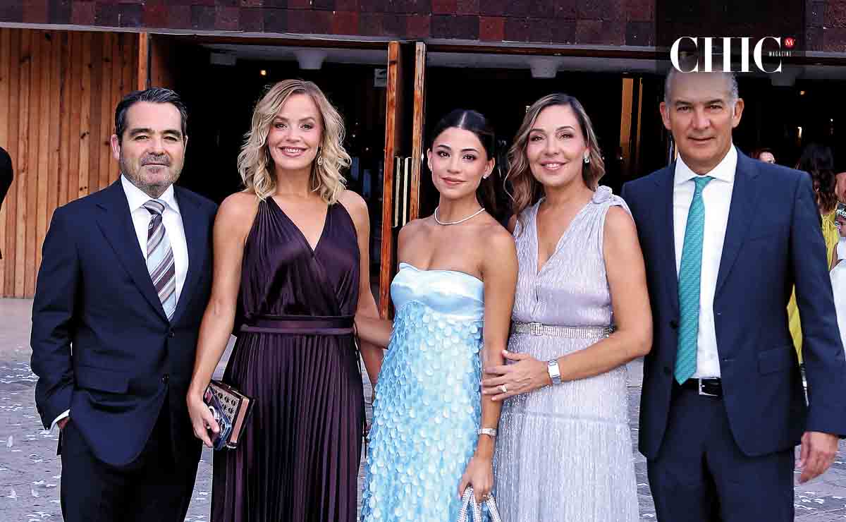 Óscar Zavala, Frieda Erhard de Zavala, Alana De la Garza, Janeth Lamas y Raúl De la Garza