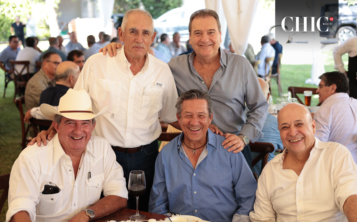 Polo Elizondo, Gerardo de Jesús, Ángel Treviño, Alberto Allegre y Alberto Hermosillo