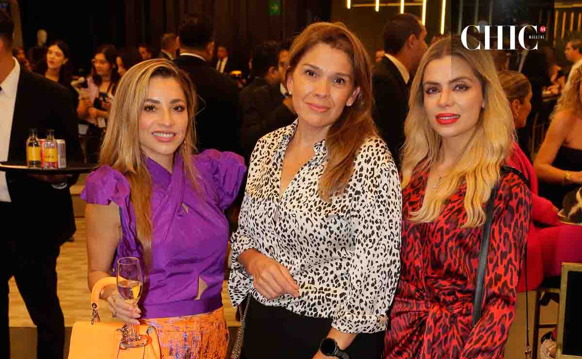 Tania Palomeque, Mariana Aguilar y June Munguía de Velarde