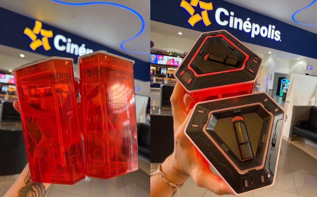 Tron: Ares | Vasos en Cinépolis (Facebook)