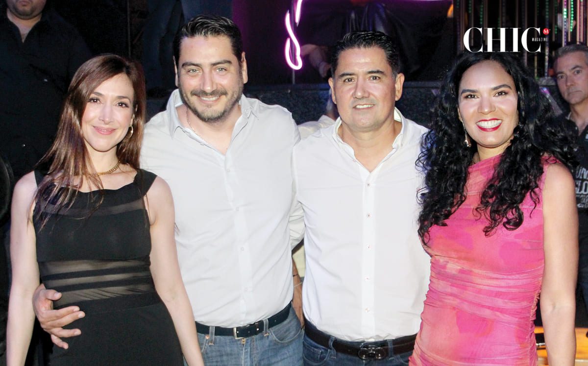 María José Aragon, Harold Sanders, Héctor Moreno y Tania Rodríguez
